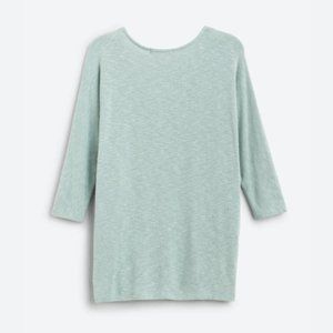 Laila Jayde 3/4 sleeve dolman top medium blue green